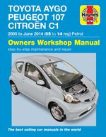 Toyota Aygo, Peugeot 107 & Citroen C1 petrol (2005-2014) Haynes Repair Manual