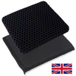 Orthopedic Double Thick Gel Seat Cushion Egg Sitting Chair Pad Non-Slip Cover A
