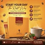 Vitamax DoubleShot Energy Coffee- FOR MEN 10 Sachets 20g EXP 2028