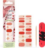 Gel Nail Wraps [Berries & Cream] - 20 Pre-Cured Gel Stickers