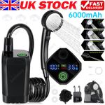 Portable Camping Shower USB Rechargeable Electric Shower Pump for Garden Outdoor