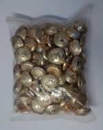 British Royal Marines RM Insignia No1 Dress Buttons Size 38L x 100 - NEW Genuine