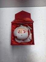 5" Swarovski Elements Santa Claus Christmas Ornament 2010  w/ Box