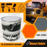 Ausa Dump Truck Orange & Grey Paint High Endurance Enamel Paint 1 Litre Tins