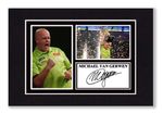A4 Mount MICHAEL VAN GERWEN Signed Print Autograph PHOTO Ready To Frame DARTS 