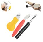 Watch Back Case Opener Repair Tool 3pc Kit Band Strap Remover Battery Change -UK