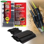 Heat Shrink Tube Assortment Set 127pc Ideal For DIY, Home & Hobby - Dekton