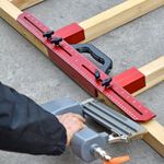 Wood Board Framing Jig 12-30 Inch Adjustable Aluminum Alloy Center Stud Layout