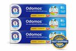 3 X Odomo Non-Sticky Mosquito Repellent Cream With Vitamin E & Almond - 50g UK
