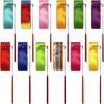 2m Rhythmic Gymnastics Dance Ribbons Gym Dancing Twirling Stick Streamers Wand