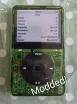 iPod classic 5th Generation (A1136) flash modded 128GB with new 2000mah battery