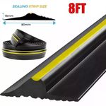 8ft Garage Threshold Weather Door Rubber Seal Strap Floor Seal Rubber Strip UK