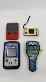 Retro Handheld Games Bundle Radica Trout Fishing Pac-Man Orb Mini Job Lot
