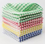 6x Pack Tea Towels Set Terry 100% Cotton Kitchen Dish Cloths Cleaning Drying