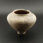 c.900-750 BC, MIDDLE EASTERN ANCIENT IRON AGE I GREY WARE POTTERY BOWL VASE JAR