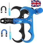 Archery Release 360° Caliper Compound Bow Shooting Hunting 3 Finger Release