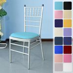 Dining Chair Seat Covers Stretch Plain Cushion Slipcovers Removable Protector