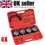 Motorcycle Carb Carburetor Vacuum Balancer Gauges Balancing 4 Cylinder Tool UK