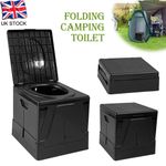 Portable Folding Toilet Bucket Car Outdoor Travel Potty for Camping Hiking Beach