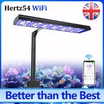 PopBloom H54 WiFi Led Aquarium Lighting Full Spectrum Marine Coral 24'' 60cm 2FT