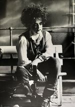 Vintage THE CURE Robert Smith Poster ANABAS AA454 1980s Original 89x62