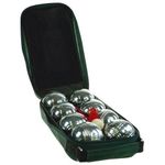 French Boules Set 8pc Stainless Steel Petanque Balls with Jack & Carry Case