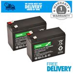 2 x Lucas 12V 10AH Rechargeable Battery Kids Toy Car- Electric Bike - Scooter