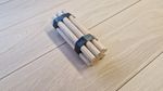 Oak Framing Pegs 150mm Long, for 19mm Hole, Tapered & Rounded, Pack of 10
