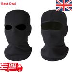 Ultra Thin 2 Hole Balaclava Face Mask Ski MotorBike Outdoor Sports Swat Army SAS