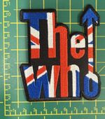 The Who Arrow Cut Out Logo Sew Or Iron On Officially Licensed Woven Patch