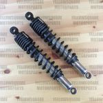 Rear Shock Absorbers Yamaha YBR125 YBR 125 2005-2016 Shocks 345mm Black/Chrome