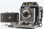 [Exc+5] Horseman 970 Film Camera Topcor 105mm f/3.5 Lens 8EXP 6x9 From JAPAN