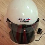 Microavionics Helmet With Noise Cancelling Feature