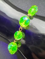 Uranium Vaseline Glass Beaded Bracelet