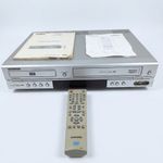 Samsung SV-DVD3E DVD VHS VCR Combo Player 6 Head Hi-Fi Stereo + Remote & Manual