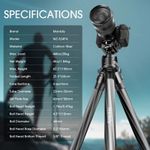 UK Manbily Tripod for Shooting Camera Picatinny Arca Swiss Adapter 360° Tripod