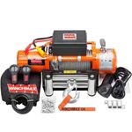 WINCHMAX 24V STEEL ROPE WINCH 13500LB RATING 2 X WIRELESS REMOTES - [ SKU 1021 ]