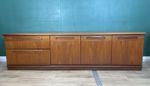 Mid Century Teak Low Sideboard By Meredew-Courier Delivery