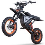 Y66 Electric Dirt Motorcycle 3000W 12''&10'' Fat Tire 48V30Ah 30Miles Off-Road