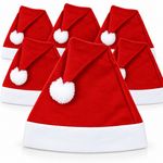 Christmas Santa Hats Adult Fancy Dress Xmas Party Costume Red 1-100 Pack