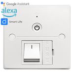 Smart WiFi Fused Spur Switch 13A - Timer Control Alexa Google - Smart Life App