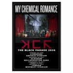My Chemical Romance Poster Rock Concert UK Tour The Black Parade 2026 A5-A1