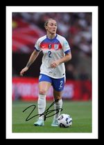 Lucy Bronze - England Lionesses Autograph Signed & Framed Photo