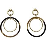 Hermes Amulet Duo Brown Gold Hardware Buffalo Horn Permabras Women's Used