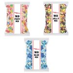 3 For £15 - 3kg Pick 'n' Mix Sweets - Fizzy, Jelly & Blue Mix - As Seen  TikTok