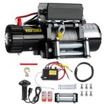 Electric Winch 12V 13500lb/6123kg Steel Rope Wireless Remote Control For Vehicle