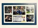 Scotland vs Denmark World Cup qualifier framed ticket display