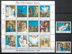 Guernsey 1996 Christmas Story MS sheet set SG 716-729 MNH mint E259