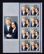 St. Helena: 2018 Royal Wedding, Prince Harry & Megan Markle, Complete Sheet