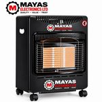 4.2KW Portable Gas Cabinet Heater Butane 7KG With Regulator Hose 3 Heat Settings